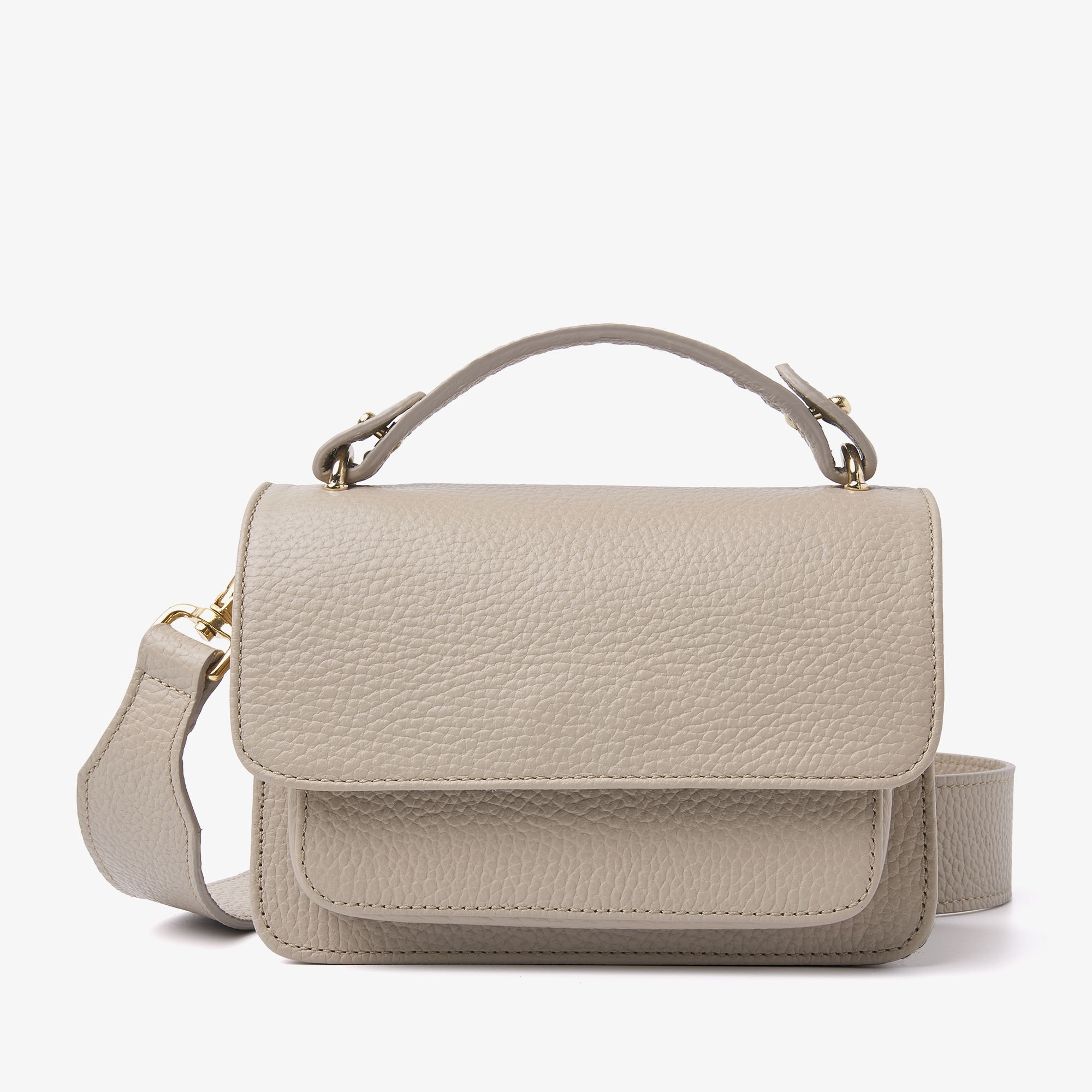 crossbody tas beige