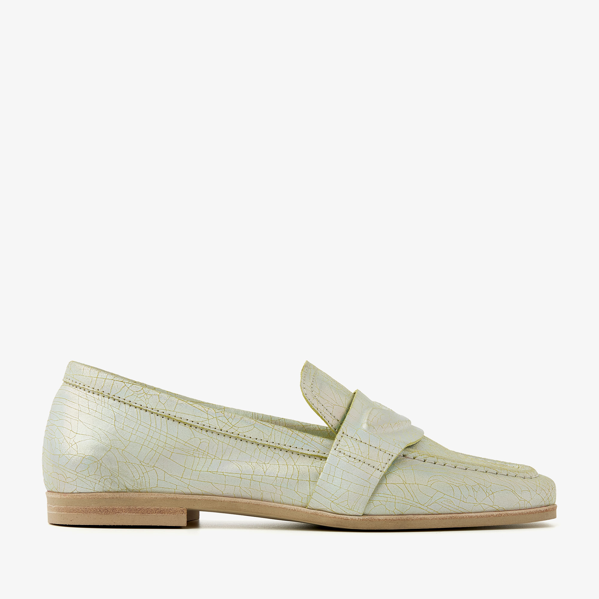 Chiara Ray VIA VAI metallic loafers VIA VAI